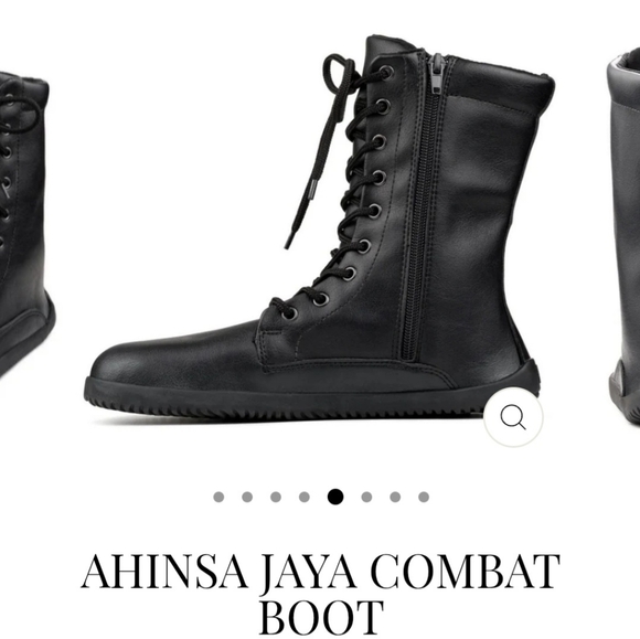 Ahinsa Jaya Combat Boot, Black, EU 39 - Picture 3 of 16